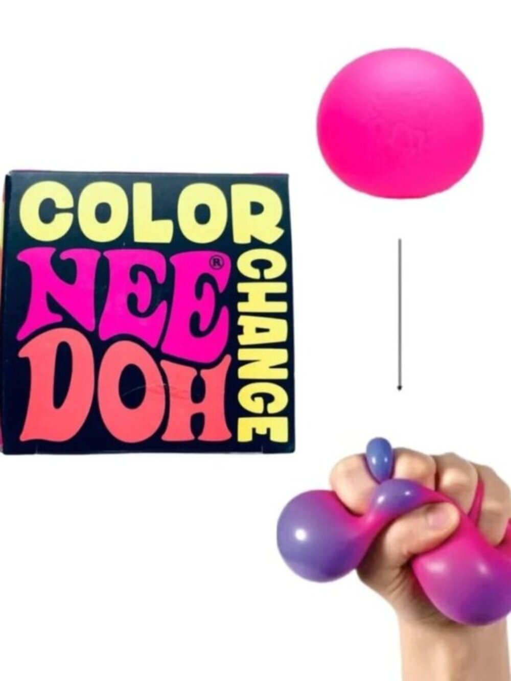 🌟 NWT   💖 NeeDoh Color-Changing PINK Schylling ✨🔥 VIRAL on TikTok!